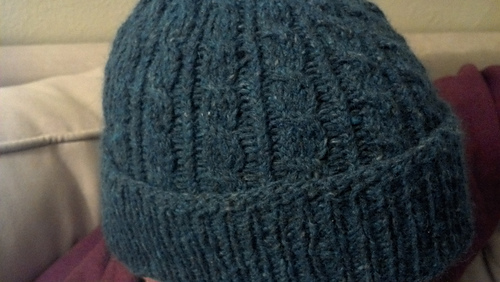 beanie with braids