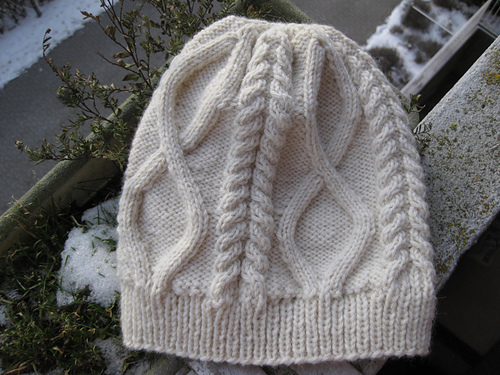 Cabled cap