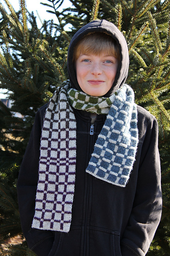 #4105 Plaid DK Scarves