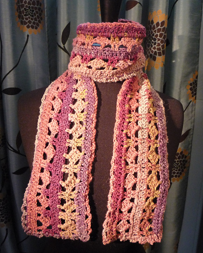 Falling Blocks scarf