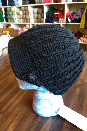 #54 Ribbed Newsboy Hat