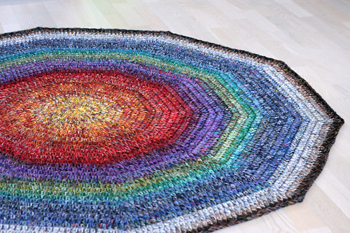 Ravelry: Sock Yarn Rug pattern by Chriss Coleman