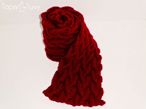 cable braid scarf