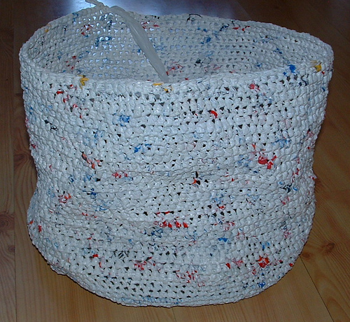 Plarn Laundry Basket Bag photo 4