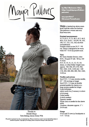 Maijapaita - Maija Pullover photo 3