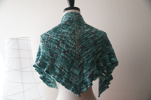 Water Dragon One Skein Shawl