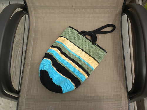 Reversible Striped Bag