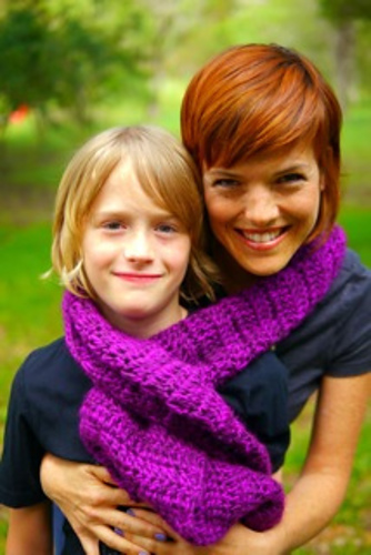 Highlighter Scarf (Purple Stitch Project)