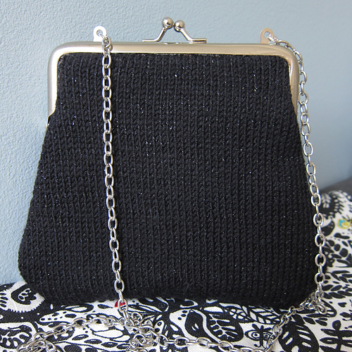 Ravelry Knit Evening Bag pattern by Kathy Lewinski