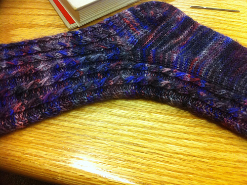 Lazy and Cabled Socks