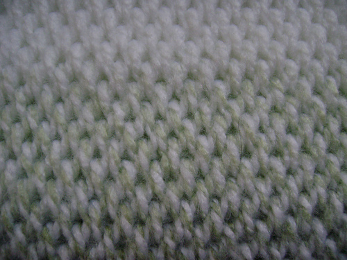 Tunisian Waffle Stitch Panel
