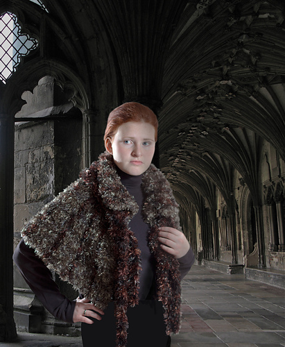 Natalie Fur Cape
