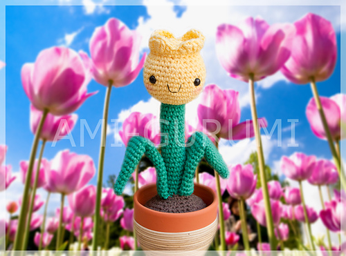 Amigurumi tulip