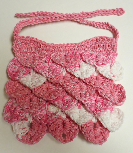 Crocodile Stitch Baby Bib
