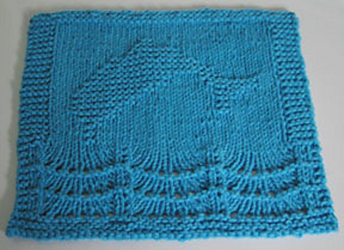 Dolly the Dolphin Dishcloth