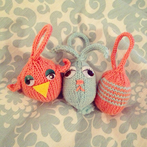 Easter Ornament Trio