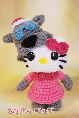 Big Grey Wolf amigurumi