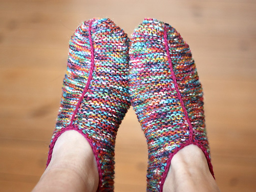 Simple Garter Stitch Slippers photo 7
