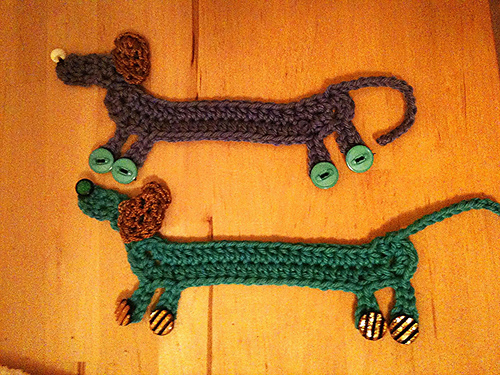Ravelry: Dachshund Bookmarks pattern by Marta Chrzanowska