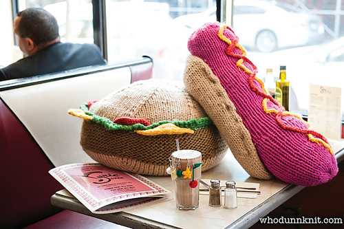 Huge Hot Dog Cushion