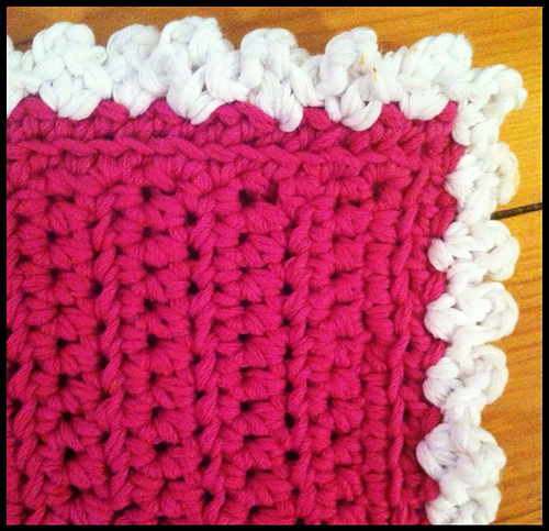 Easy lacey hdc hot pad