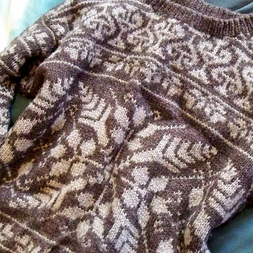 17 Jacquard Pullover