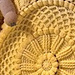 Lille Matelassé Circular Baby Afghan pattern 