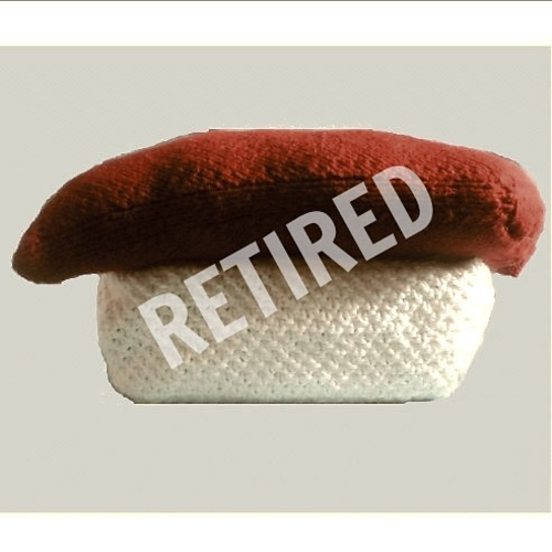 Nigiri Sushi Baby Wipe Cozy/Toy (knit)