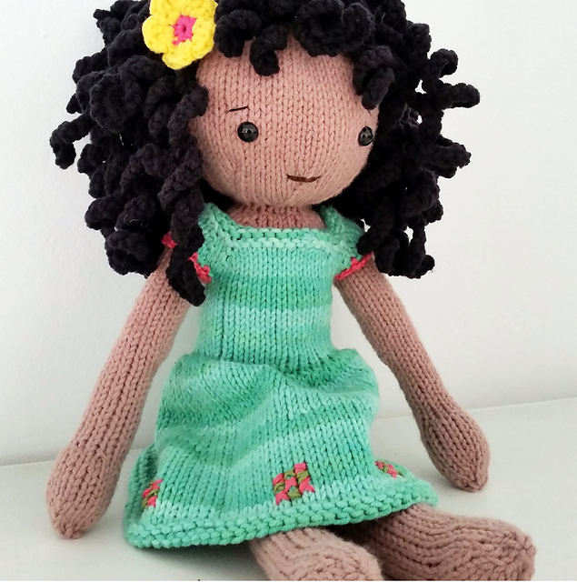 Ravelry Lily Knitted Doll pattern by Suzy Wool