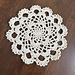 Spring Plum Bloom Doily pattern 