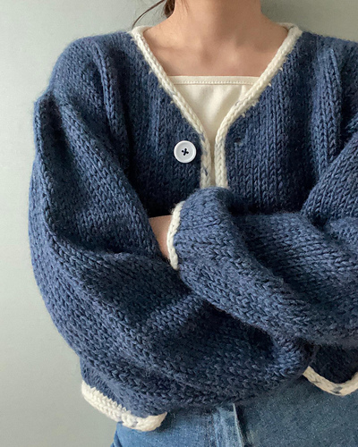 andwang Puff sleeve cardigan カーディガン 8F22E25C-99D9-4627-8FE7-