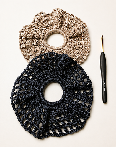 Easy Crochet Scrunchie Hair Tie