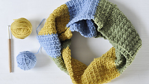 Ravelry: Colourful cotton scarf pattern by Maris Milos