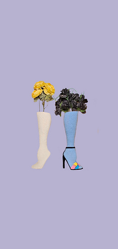 Quirky Leg Vase