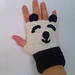 panda fingerless gloves pattern 
