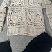 Vintage inspired willow granny square sweater pattern 