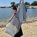 Coastal Drift Mystery Wrap pattern 