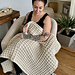 Chunky Waffle Stitch Throw pattern
