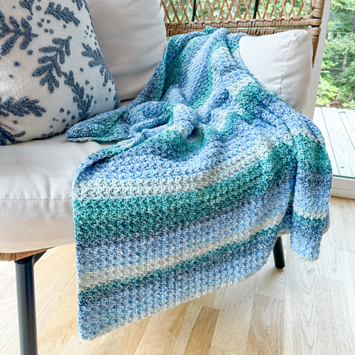 Easy Mandala Lap Blanket