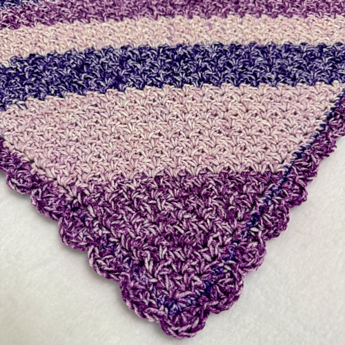 Easy C2C Wattle Baby Blanket photo 2