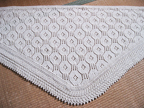 White Flower Shawl 다른 모습 1