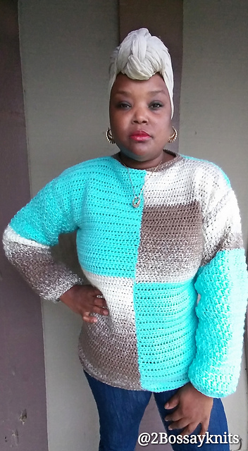 Ravelry: Cross Color Sweater pattern by 