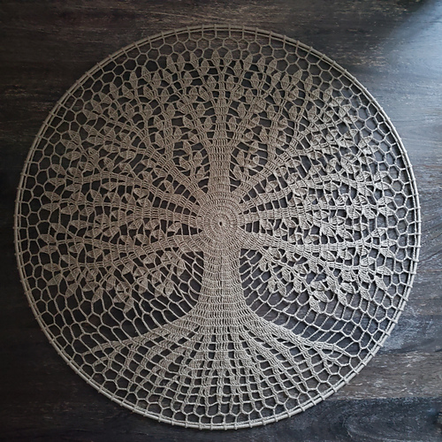 Livets tre Mandala - 2PiR Crochet by Lara