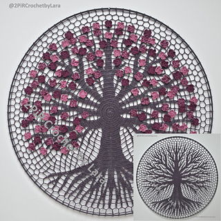 Ravelry: Winter & Blooming Tree of Life Mandala pattern by 2PiR Crochet ...