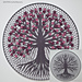 Winter & Blooming Tree of Life Mandala pattern