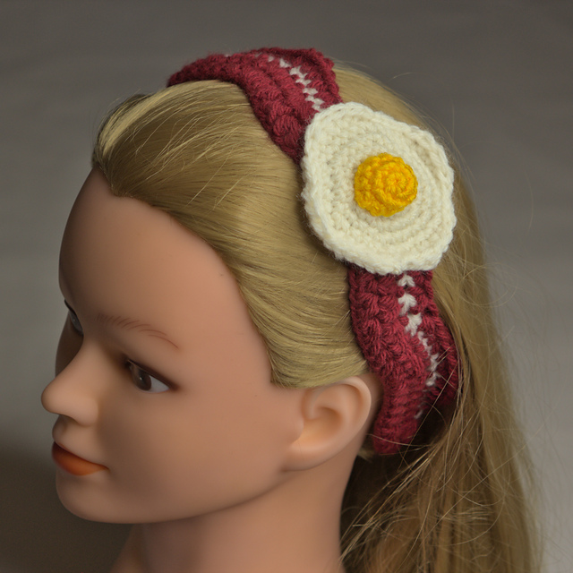 Bacon and Egg Headband