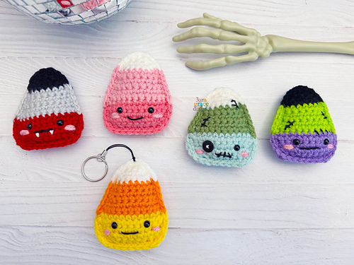 Ravelry: Tiny Candy Corn Kawaii Cuddler® pattern by Donna Beavers