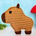 Mini Capybara Kawaii Cuddler® pattern 