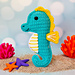 Mini Seahorse Kawaii Cuddler® pattern 