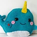 Narwhal Kawaii Cuddler® pattern 